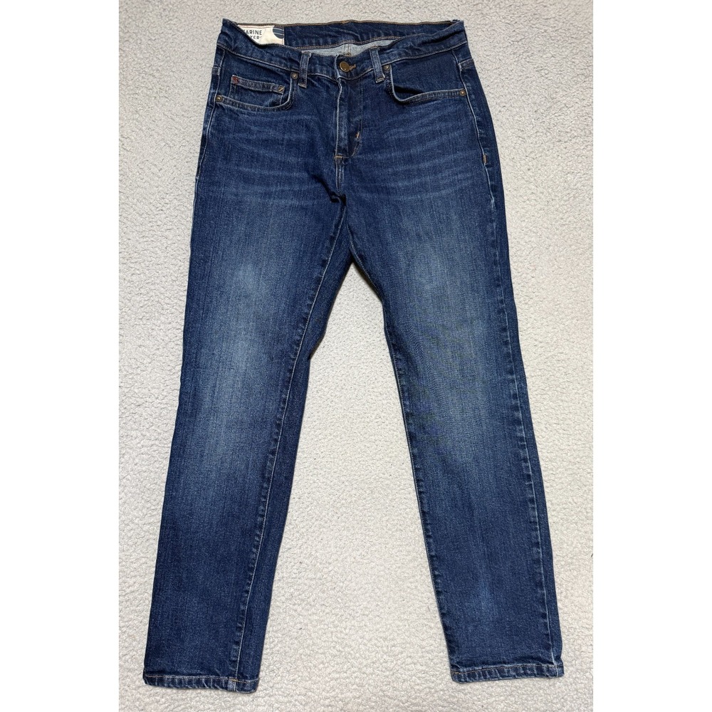 Marine Layer Original Slim Jeans Mens 30x28 Medium Wash Stretch